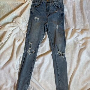 Garage Blue Skinny Jeans